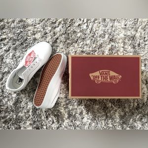 Vans White Platform Sneakers